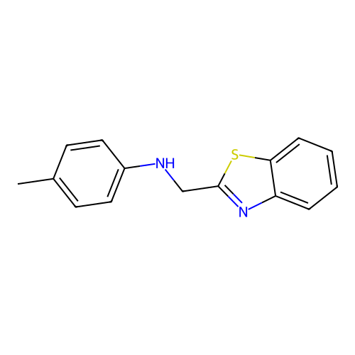 n-(Benzo[d]thiazol-2-ylmethyl)-4-methylaniline structure