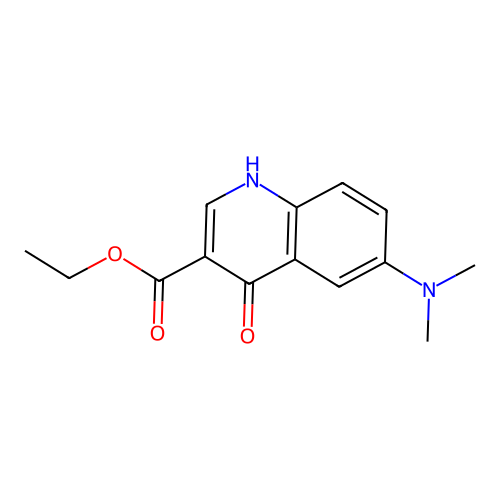 ethyl 6-(dimethylamino)-4-oxo-1H-quinoline-3-carboxylate structure