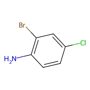 2-Bromo-4-chloroaniline structure
