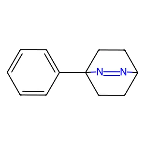 2,3-Diazabicyclo(2.2.2)oct-2-ene, 1-phenyl- structure