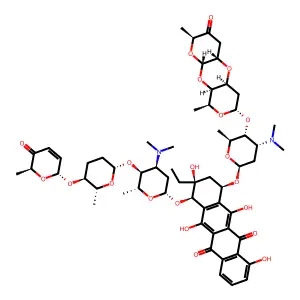 Cytorhodin A, 2F,3F-didehydro-4C,4F-dideoxy-2C,3B-epoxy-4C,4F-dioxo-, (2CS,3BS)- structure
