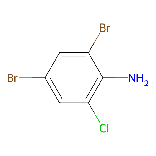 2,4-Dibromo-6-chloroaniline structure