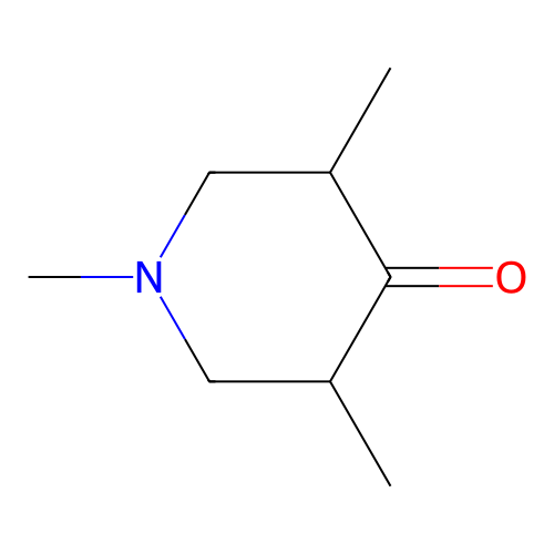 1,3,5-Trimethylpiperidin-4-one structure