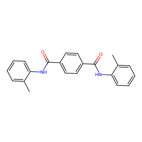 o-Terephthalotoluidide structure