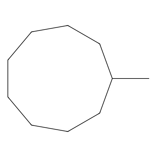 Cyclononane, methyl structure