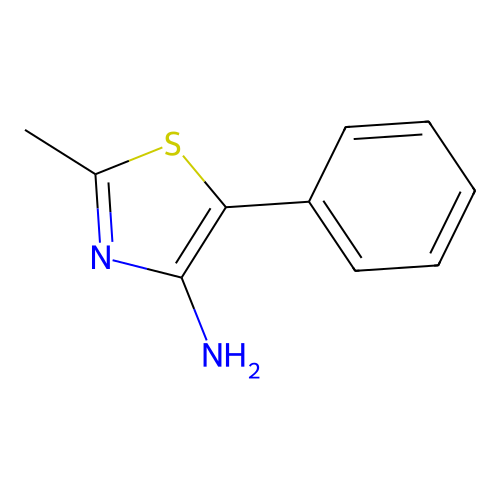 2-Methyl-5-phenyl-1,3-thiazol-4-amine structure