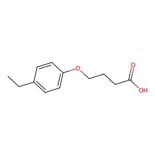 4-(4-Ethylphenoxy)Butanoic Acid structure