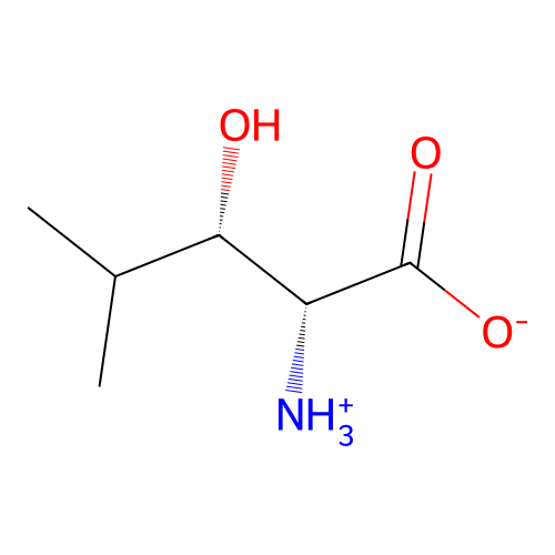 (2R,3S)-3-Hydroxyleucine structure