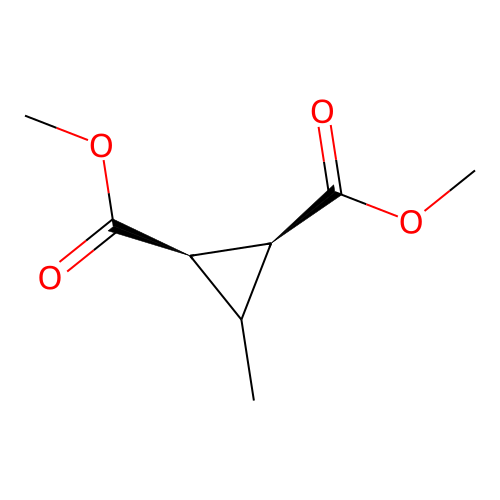 3-Methyl-cyclopropene-1,2-dicarboxylic acid dimethyl ester structure