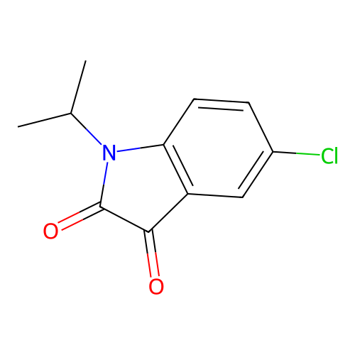 5-Chloro-1-isopropylindoline-2,3-dione structure