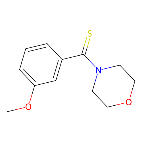 (3-Methoxyphenyl)(morpholin-4-yl)methanethione structure