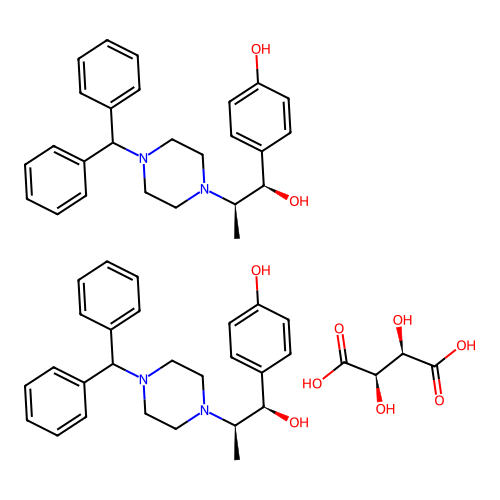 C26H30N2O2.1/2C4H6O6 structure