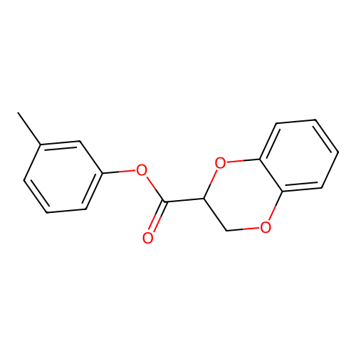 m-Tolyl 2,3-dihydrobenzo[b][1,4]dioxine-2-carboxylate structure