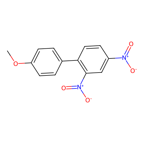 4'-Methoxy-2,4-dinitro-1,1'-biphenyl structure
