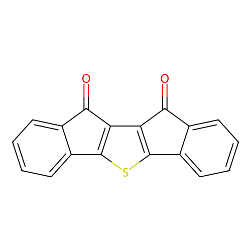 10,11-Dihydrodiindenothiophen-10,11-dion structure
