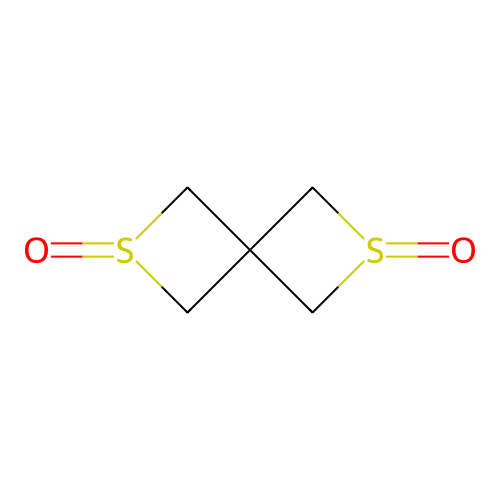 2lambda~4~,6lambda~4~-Dithiaspiro[3.3]heptane-2,6-dione structure