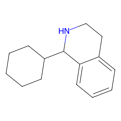 1-Cyclohexyl-1,2,3,4-tetrahydro-isoquinoline structure