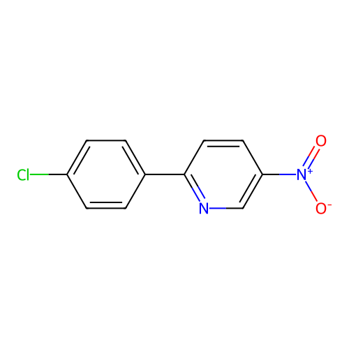 2-(4-Chlorophenyl)-5-nitropyridine structure