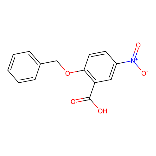 2-(Benzyloxy)-5-nitrobenzoic acid structure
