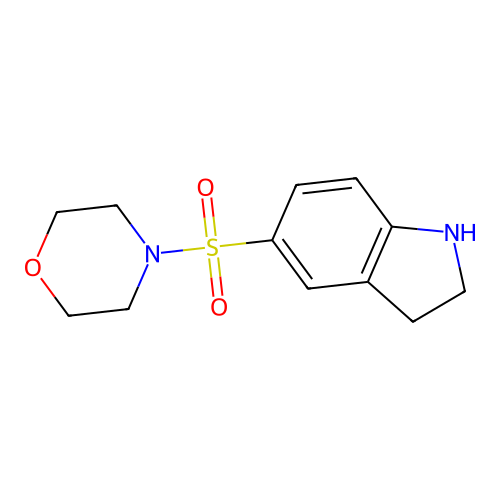 5-(Morpholin-4-ylsulfonyl)indoline structure