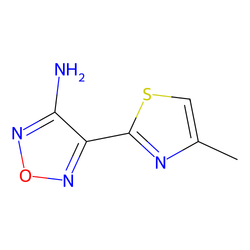4-(4-Methyl-1,3-thiazol-2-yl)-1,2,5-oxadiazol-3-amine structure