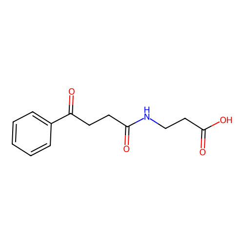 3-(4-Oxo-4-phenylbutanamido)propanoic acid structure