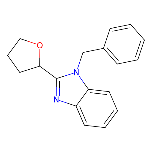 2-[1-Benzylbenzimidazol-2-yl]oxolane structure