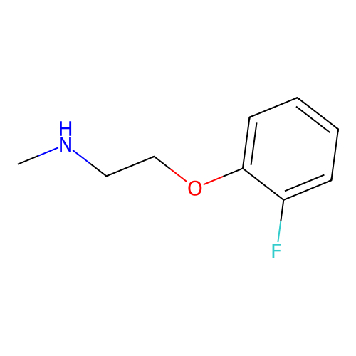 2-(2-Fluorophenoxy)-N-methylethanamine structure