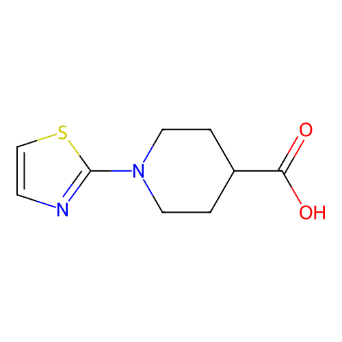 1-(1,3-Thiazol-2-yl)piperidine-4-carboxylic acid structure