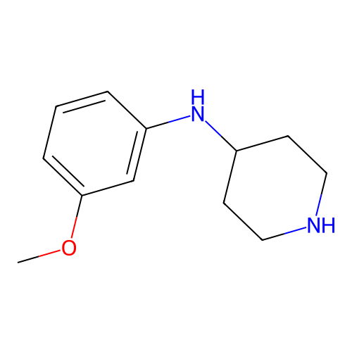 N-(3-methoxyphenyl)piperidin-4-amine structure