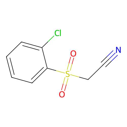 2-(2-Chlorobenzenesulfonyl) acetonitrile structure