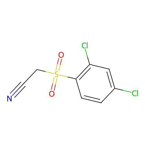 2-[(2,4-Dichlorophenyl)sulfonyl]acetonitrile structure