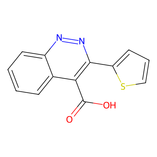 3-(2-Thienyl)cinnoline-4-carboxylic acid structure