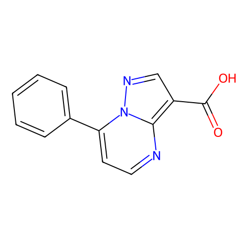 7-Phenylpyrazolo[1,5-a]pyrimidine-3-carboxylic acid structure