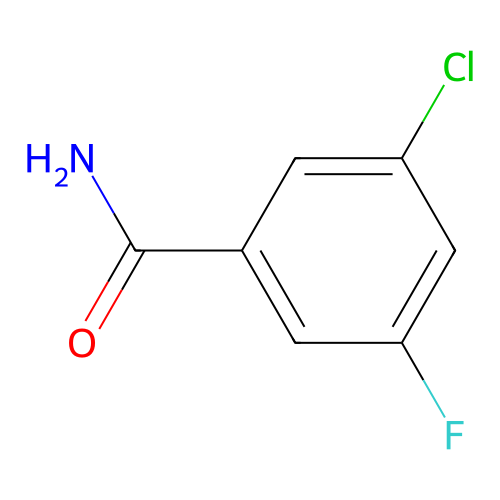 3-Chloro-5-fluorobenzamide structure