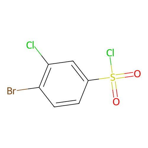 4-Bromo-3-chlorobenzene-1-sulfonyl chloride structure