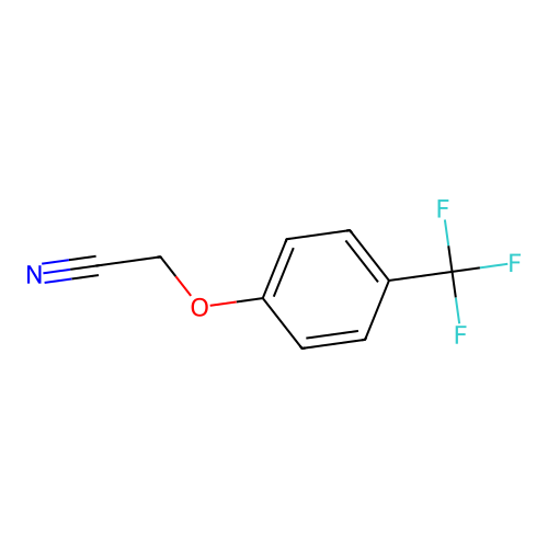 2-[4-(Trifluoromethyl)phenoxy]acetonitrile structure