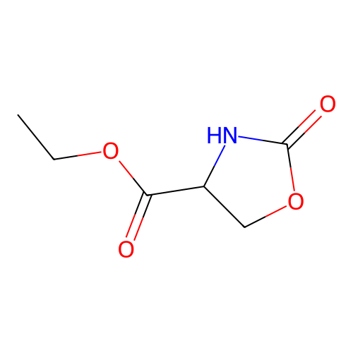 Ethyl 2-oxo-1,3-oxazolidine-4-carboxylate structure