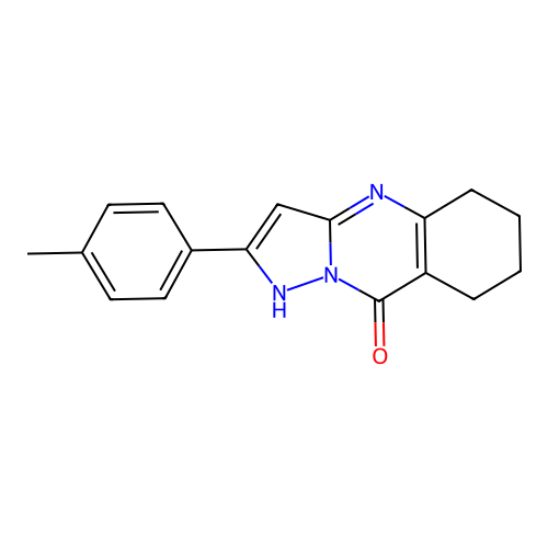 2-(4-Methylphenyl)-5,6,7,8-tetrahydropyrazolo[5,1-b]quinazolin-9-ol structure