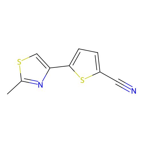 5-(2-Methyl-1,3-thiazol-4-yl)thiophene-2-carbonitrile structure