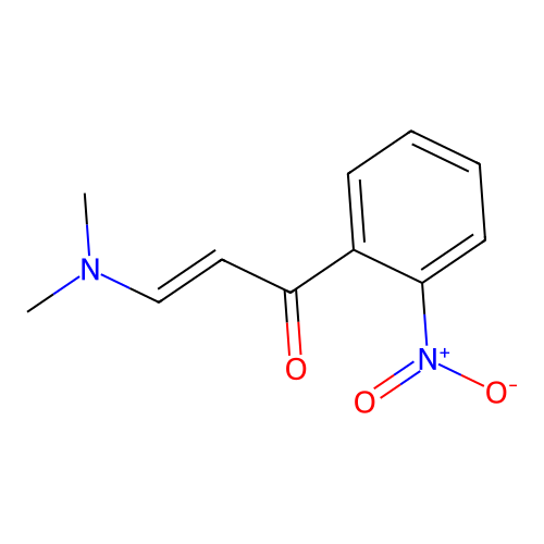 3-Dimethylamino-2'-nitroacrylophenone structure