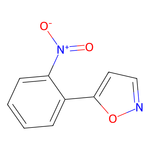 5-(2-Nitrophenyl)isoxazole structure
