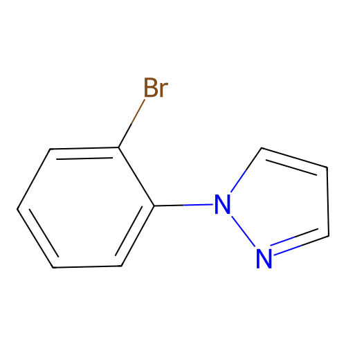 1-(2-Bromophenyl)-1H-pyrazole structure