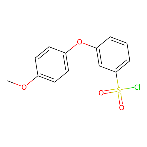 [3-(4-Methoxyphenoxy)phenyl]sulfonyl chloride structure