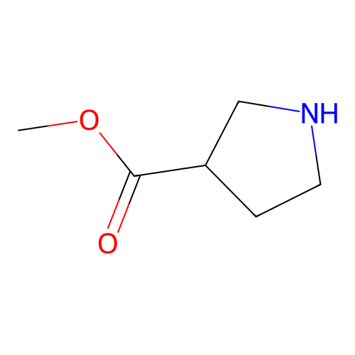 Methyl Pyrrolidine-3-carboxylate structure