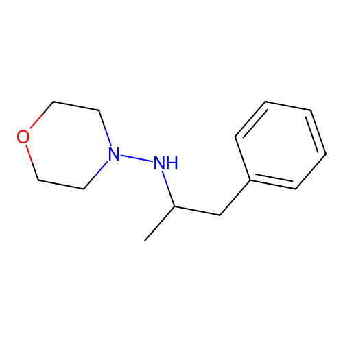 N-(1-Phenylpropan-2-yl)morpholin-4-amine structure