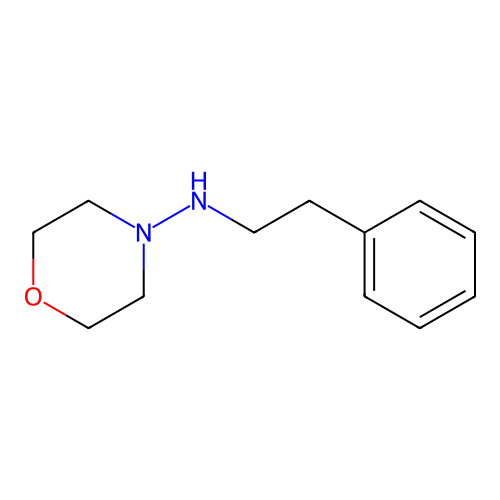 4-Morpholinamine, N-(2-phenylethyl)- structure