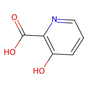 3-羟基吡啶-2-甲酸 structure