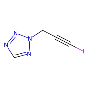 2H-Tetrazole, 2-(3-iodo-2-propynyl)- structure
