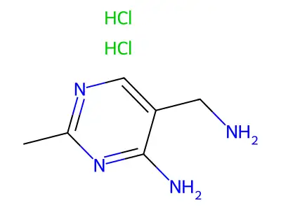 5-Aminomethyl-2-methylpyrimidin-4-ylamine dihydrochloride structure